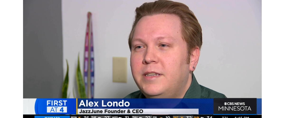 JazzJune CEO Featured on WCCO TV for Creating World’s First Online Course Entirely Using Artificial Intelligence