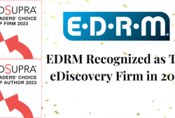 EDRM is Awarded JD Supra's Readers’ Choice Award for #1 Firm in eDiscovery