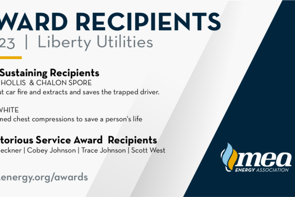 Liberty Utilities MEA Awards