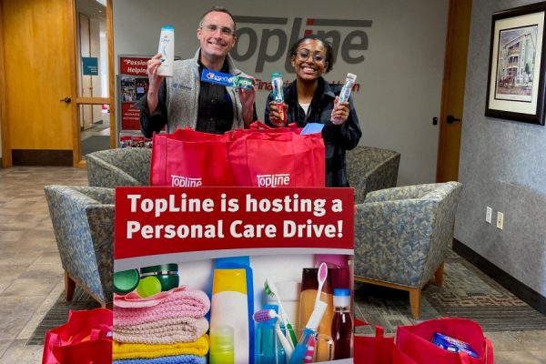 TopLine Financial Credit Union Hosts Personal Care Drive to Benefit Local Communities