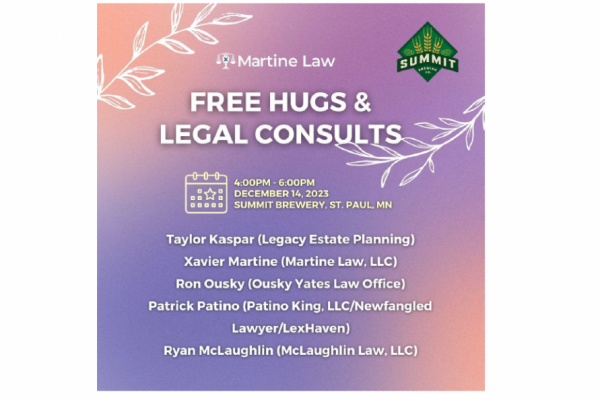 Free Hugs & Legal Consults