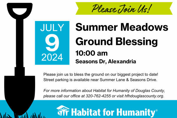 Breaking New Ground: Celebrate Summer Meadows Ground Blessing with Habitat